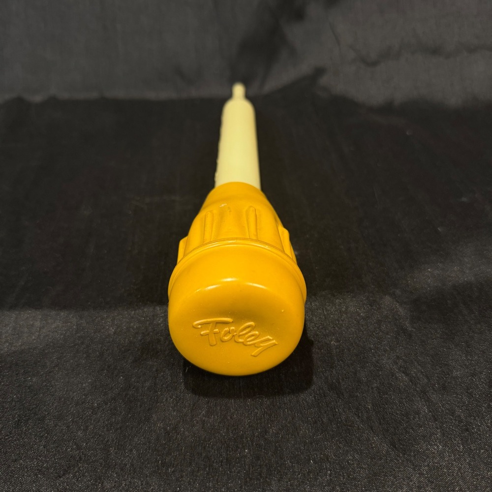 Vintage Foley Nylon Turkey Baster Yellow Rubber Bulb Retro Kitchen Tool 10.5 in
